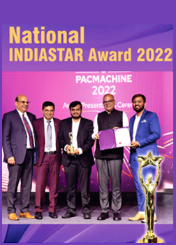 National INDIASTAR Award 2022 Certificate